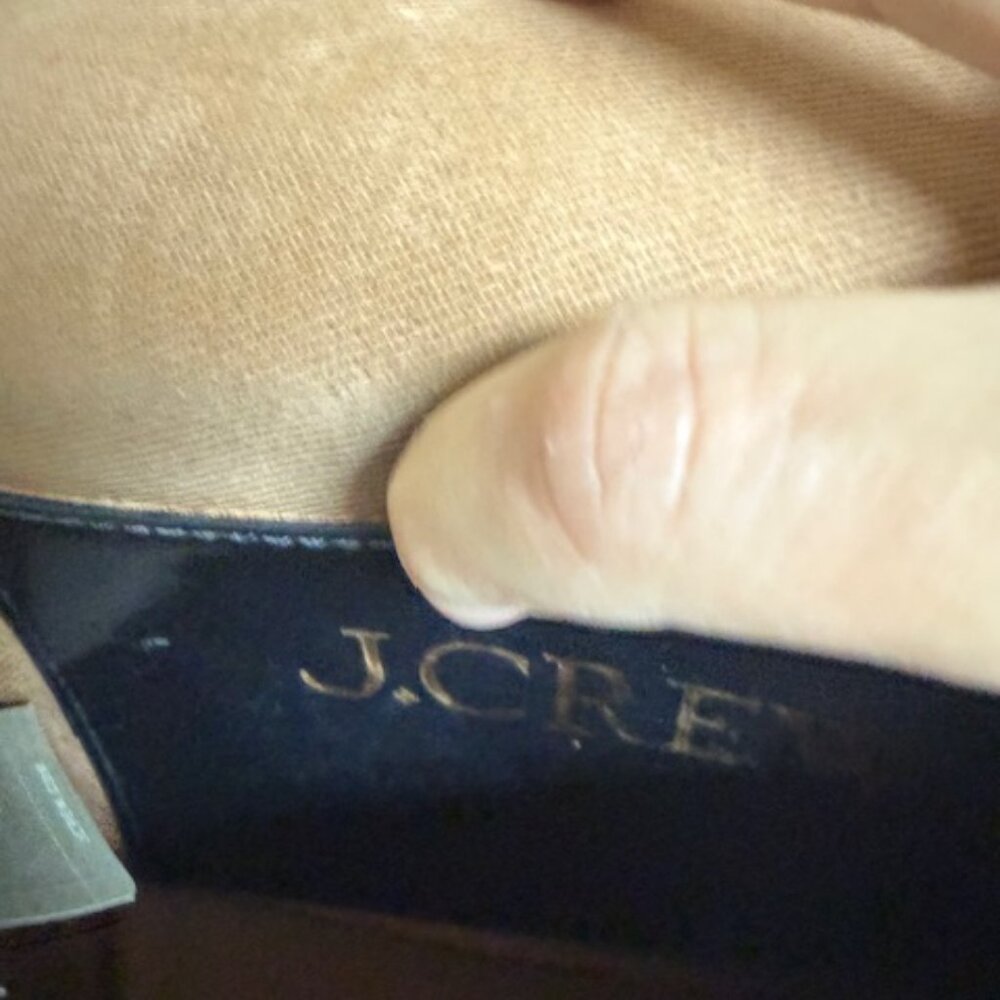 J.CREW Edie Crossbody Bag in Italian Leather in Black - Picture 6 of 6